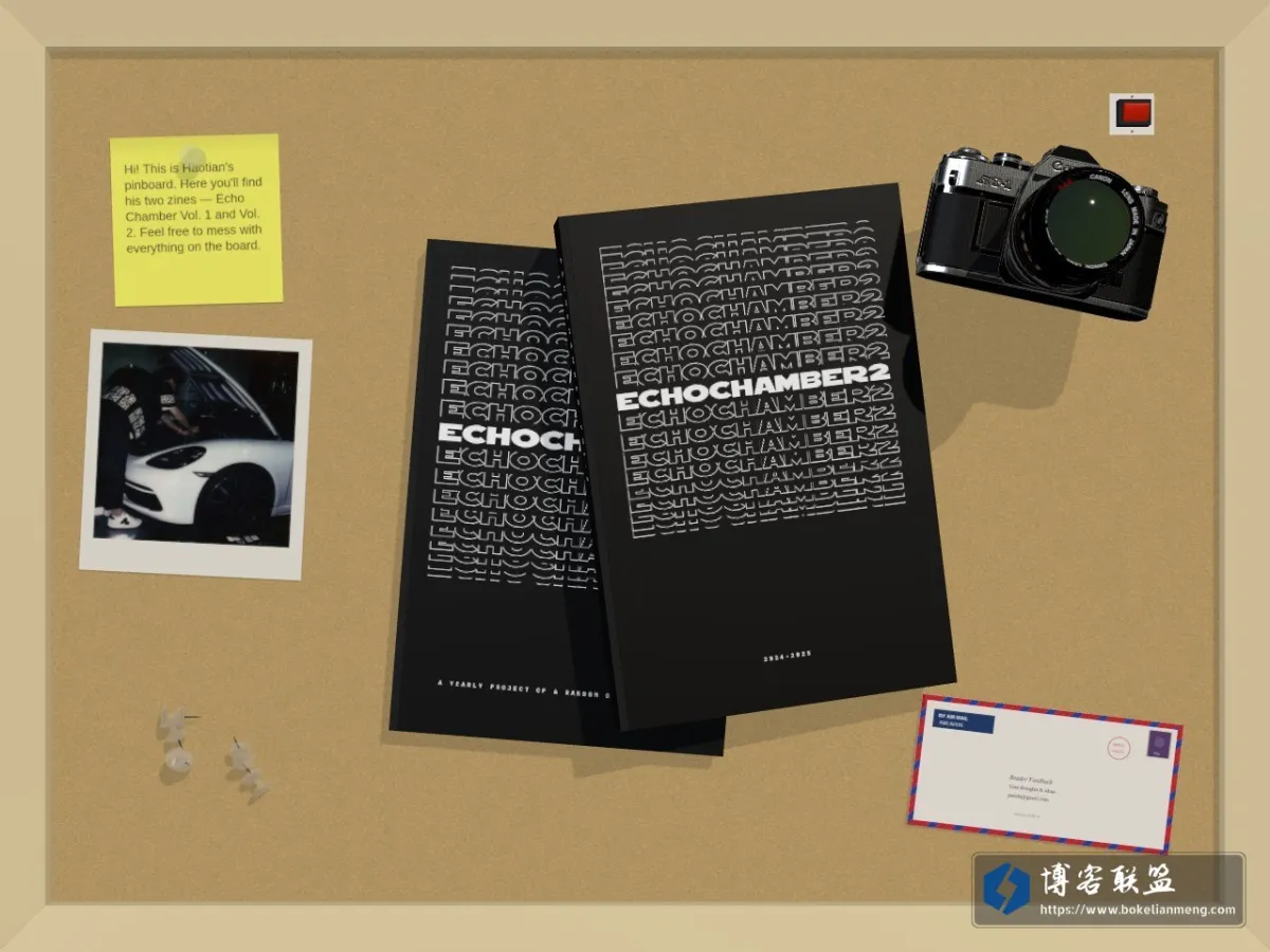 Echo Chamber — A Zine Series by Haotian Zheng 的网站快照
