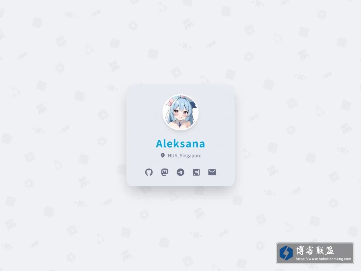 Aleksana's Homepage 的网站快照