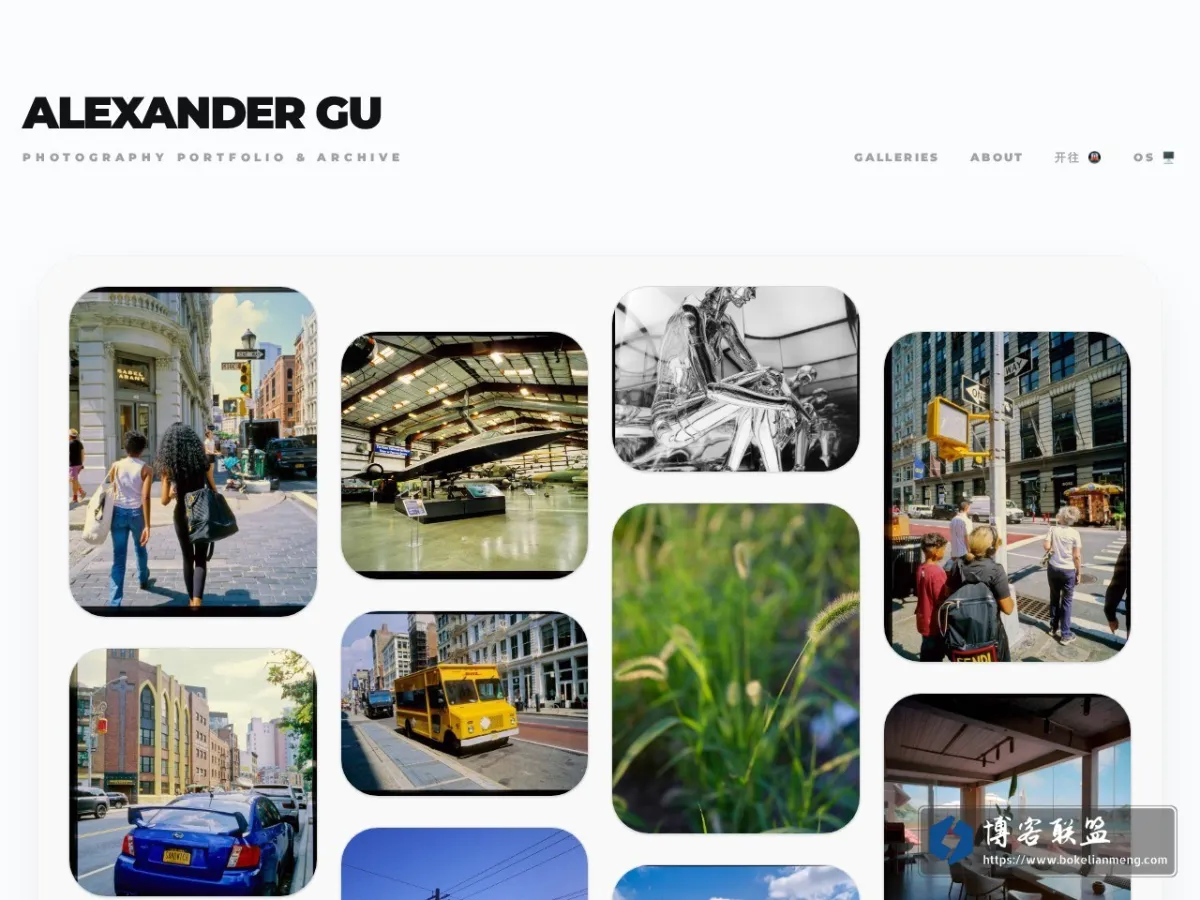 Alexander Gu's Gallery 的网站快照