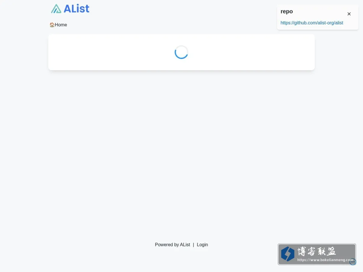 AList 的网站快照