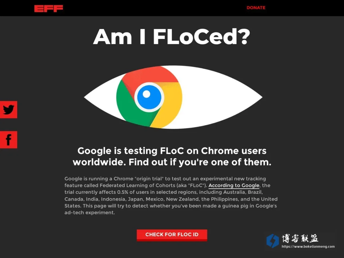 Am I FLoCed? 的网站快照