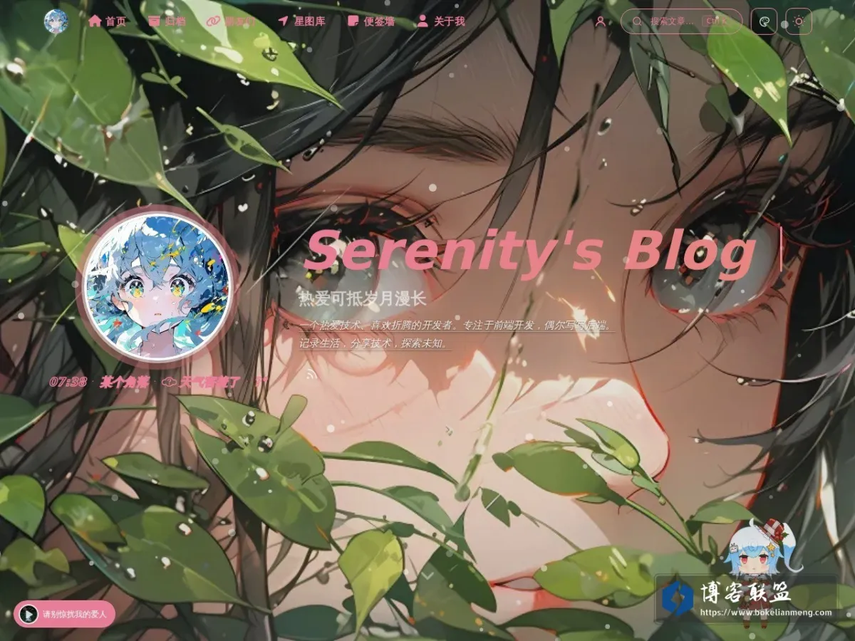 Serenity's Blog 的网站快照