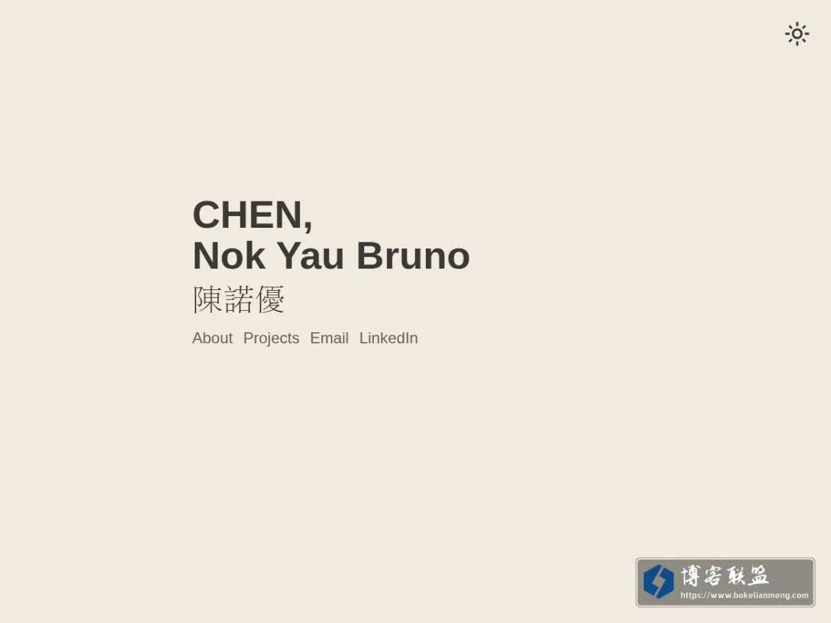 CHEN, Nok Yau Bruno 的网站快照