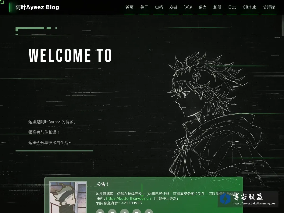 阿叶Ayeez的博客~ 的网站快照