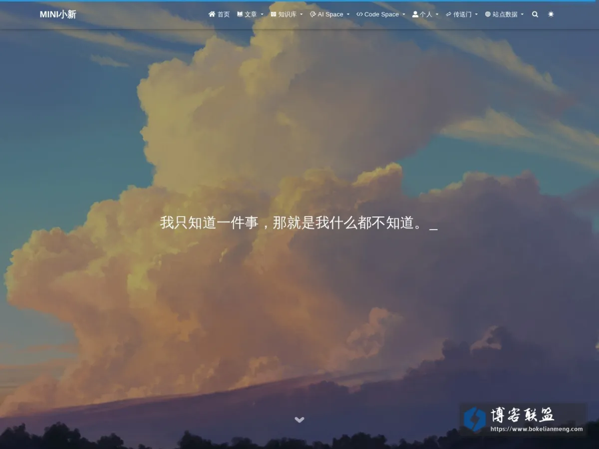 MINI小新的博客 的网站快照