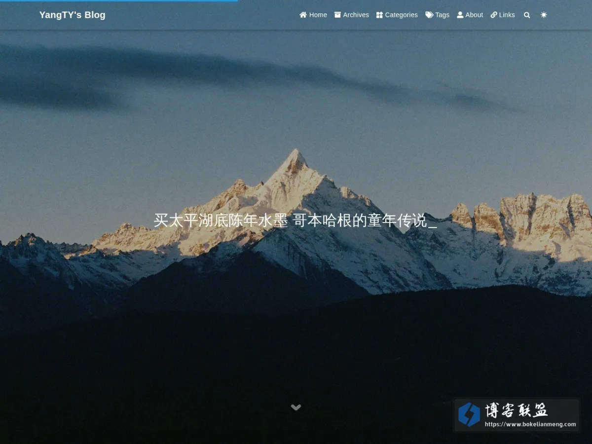 blog.imyangty.com 的网站快照
