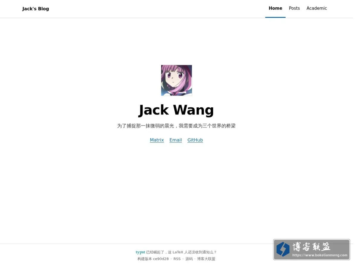 Jack's Blog 的网站快照