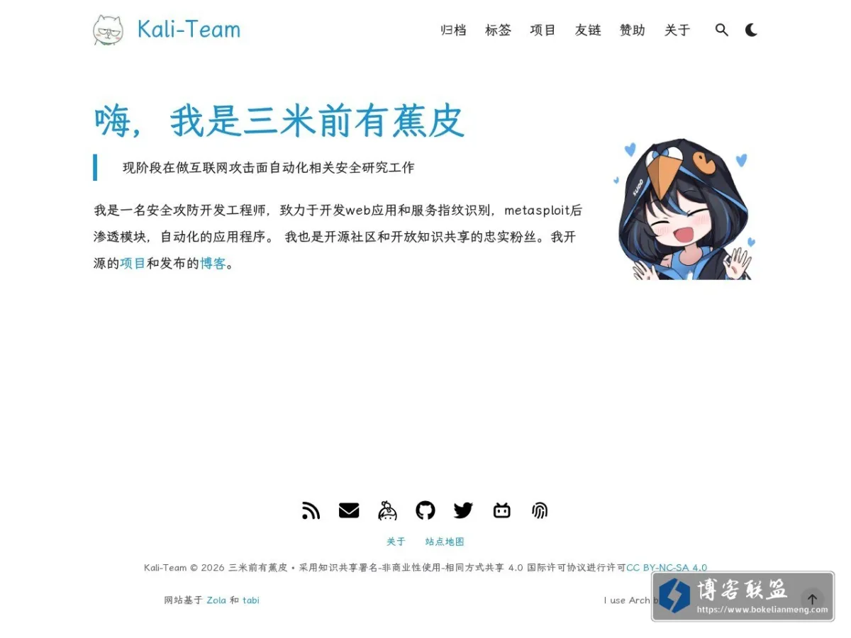 Kali-Team 的网站快照