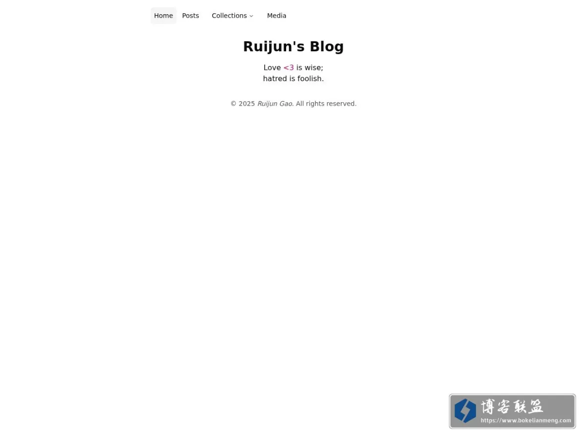 Ruijun's Blog 的网站快照