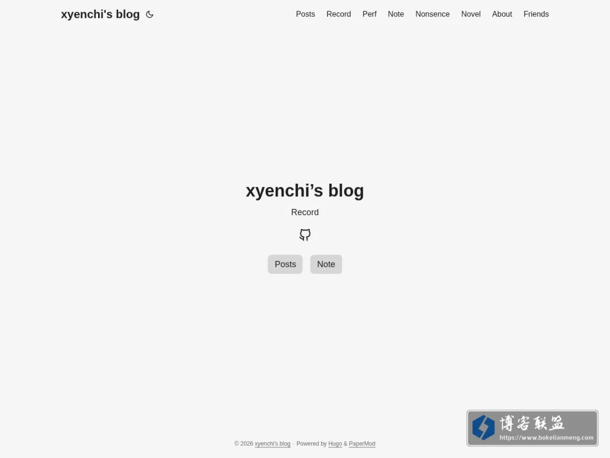 xyenchi's blog 的网站快照