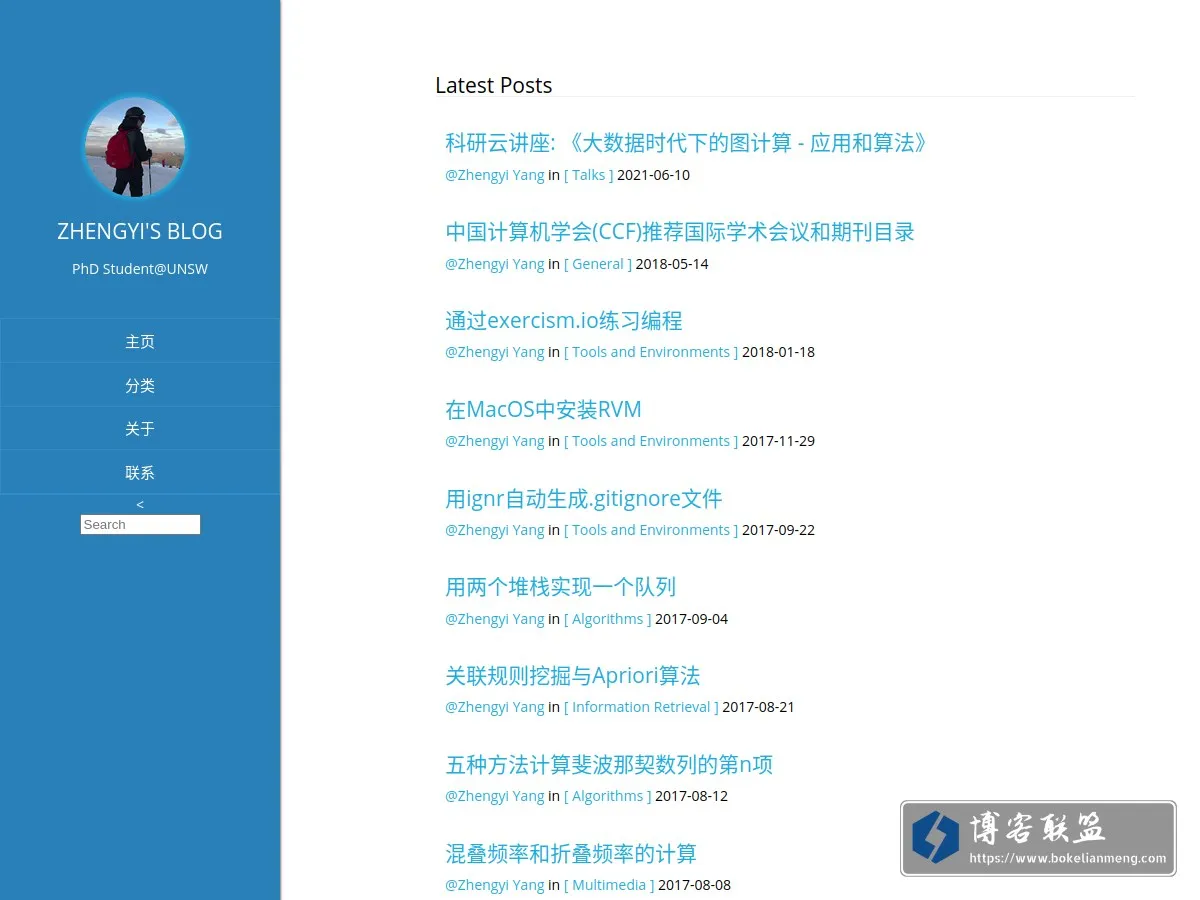 Zhengyi's Blog | PhD Student@UNSW 的网站快照