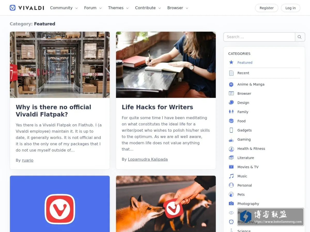 Vivaldi.net Blogs - Just another Vivaldi.net site 的网站快照