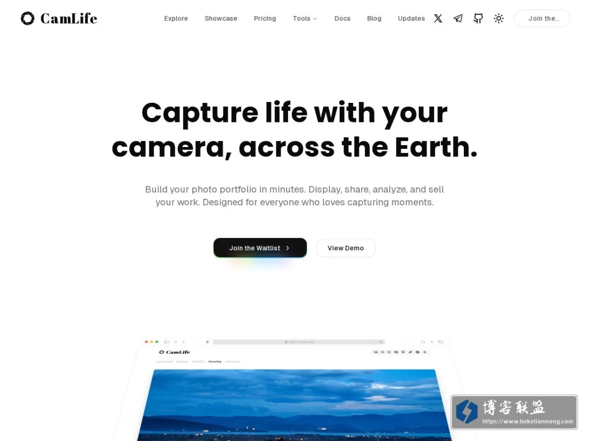 CamLife 的网站快照
