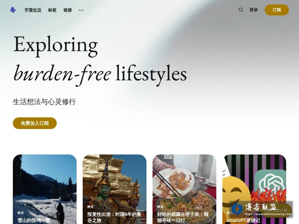 平替生活 的网站快照