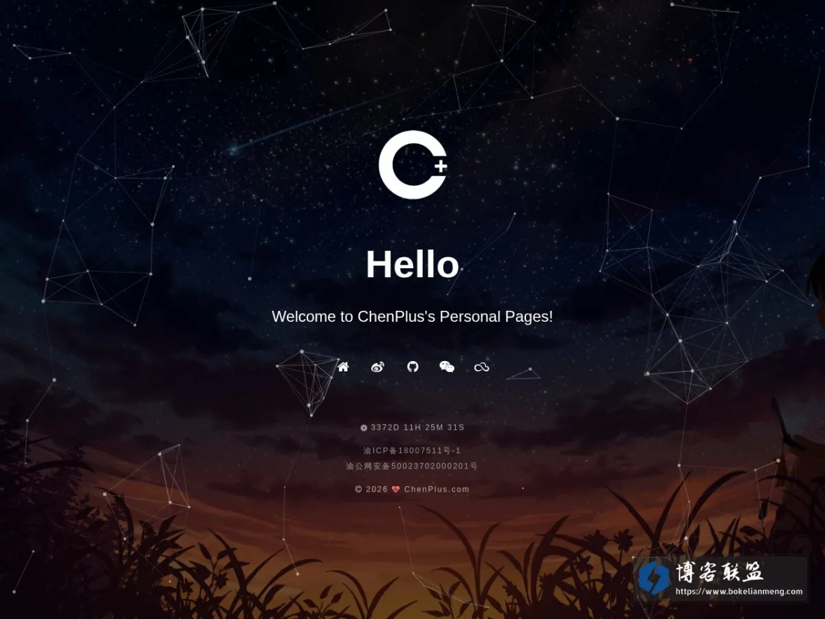 ChenPlus - Personal Homepage 的网站快照