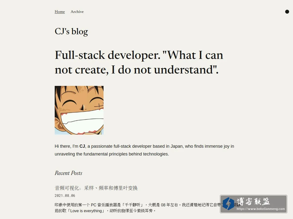CJ Ting's Blog 的网站快照