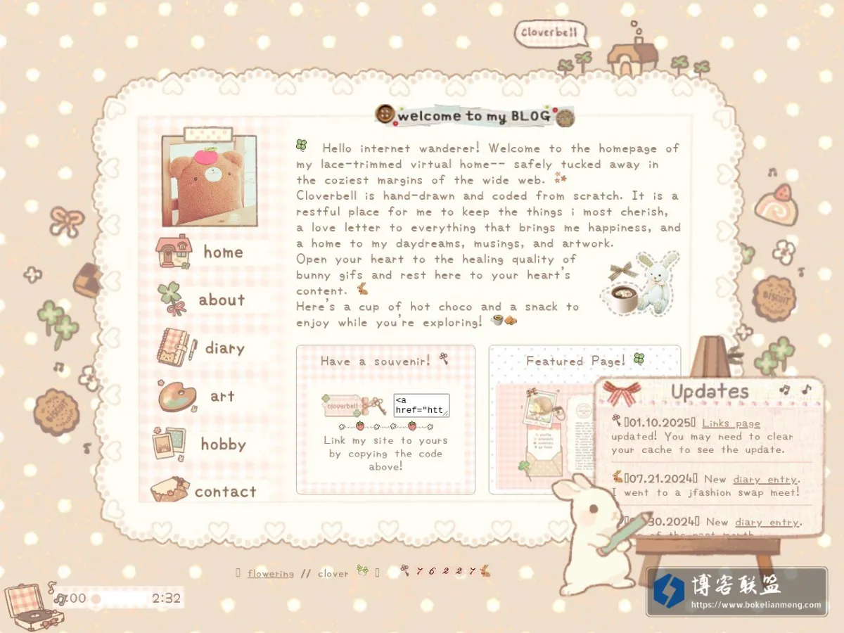 ? Cloverbell ?? 的网站快照