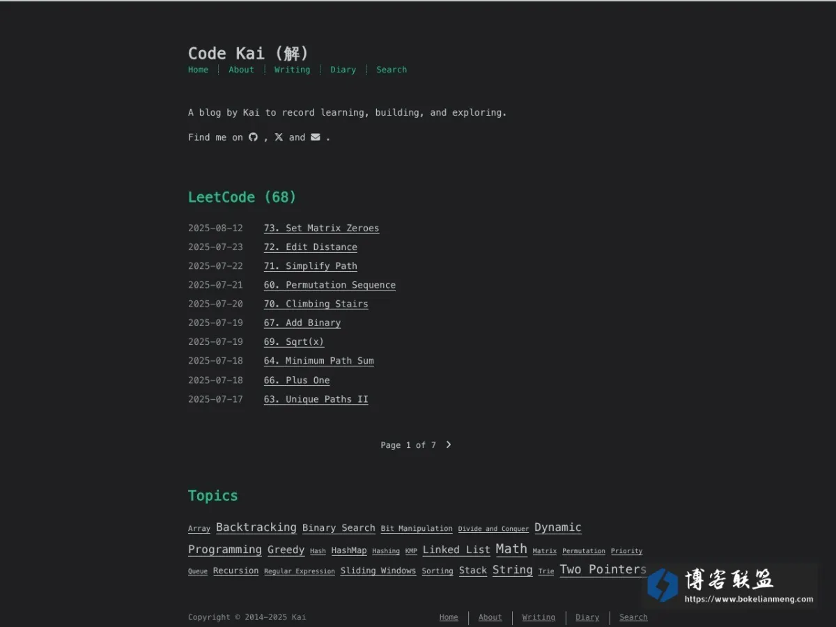 Code Kai (解) 的网站快照