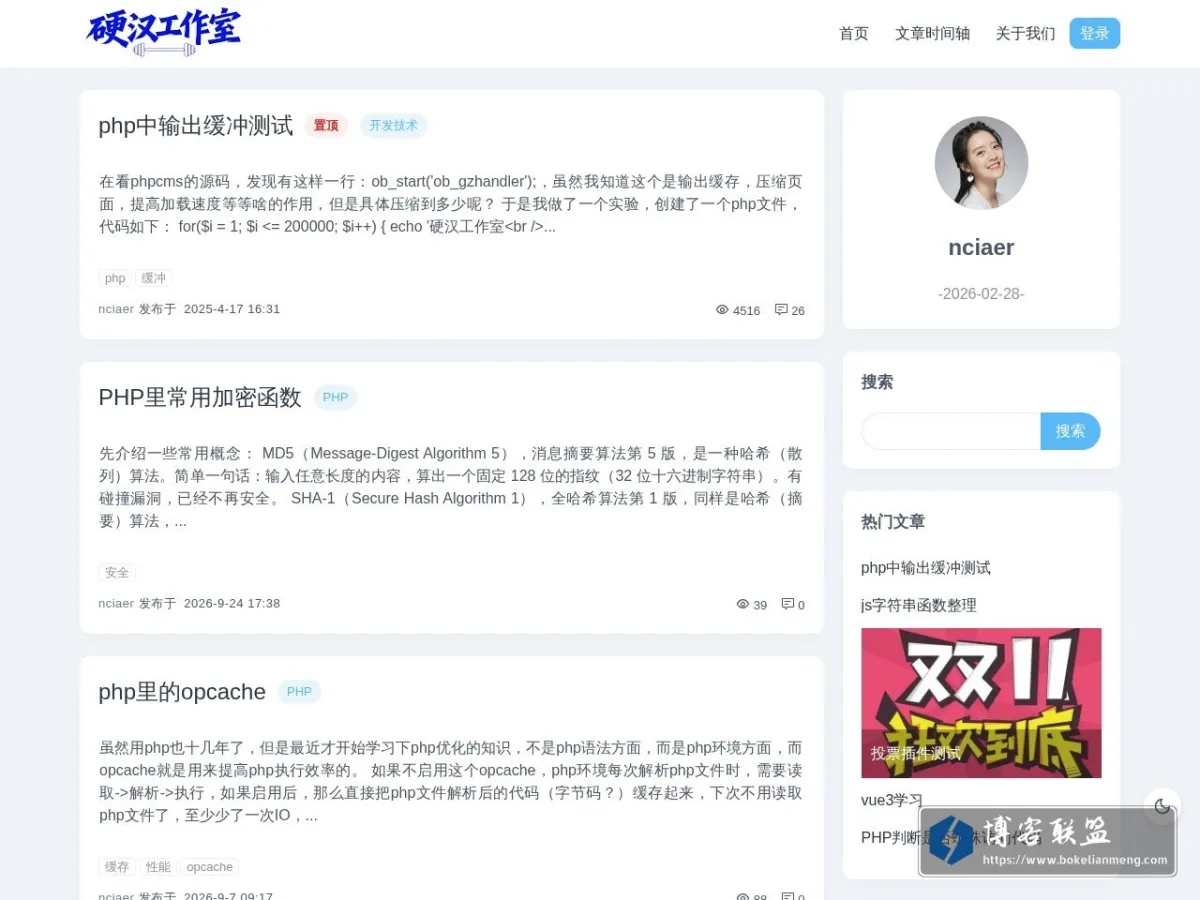 硬汉工作室 的网站快照