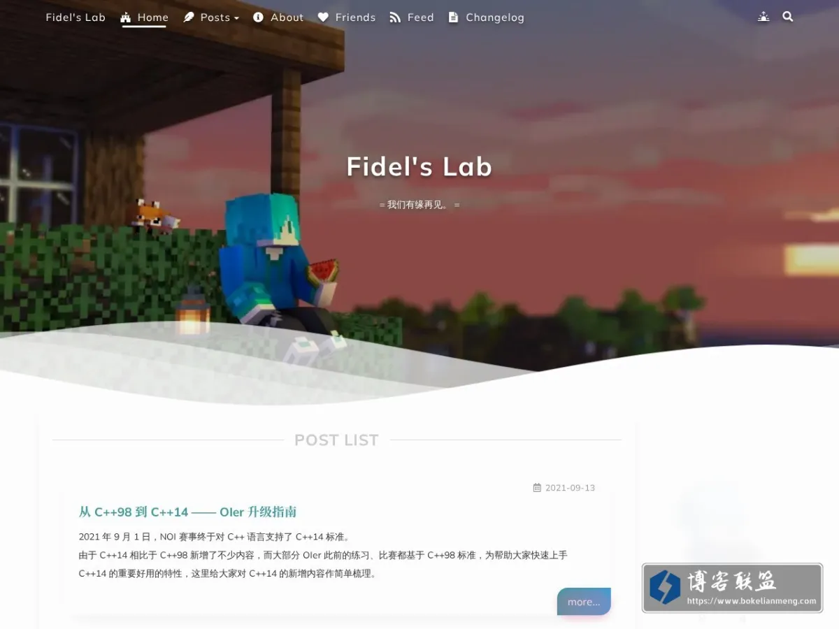 Fidel's Lab 的网站快照