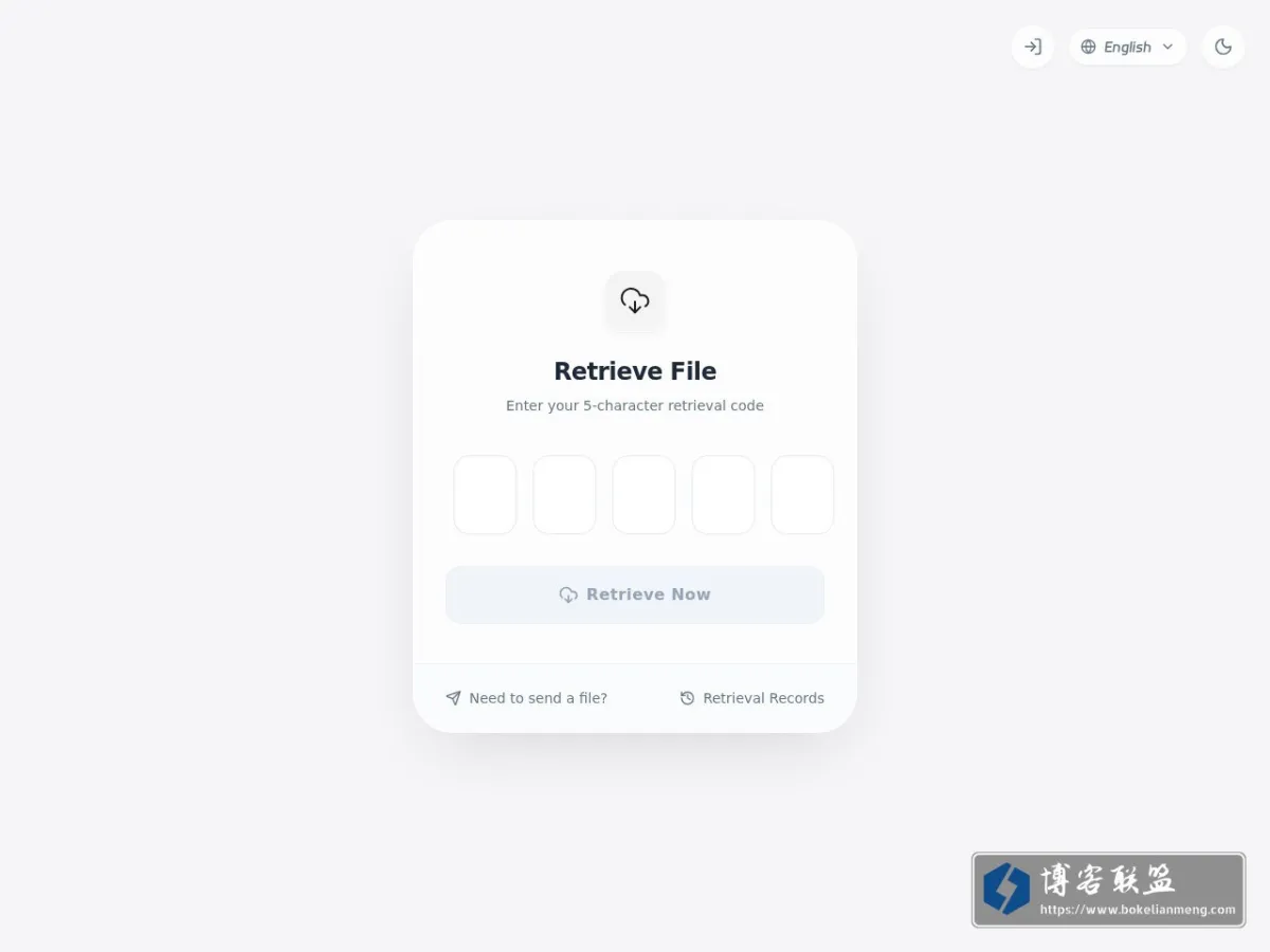 文件快递柜 - FileCodeBox 的网站快照