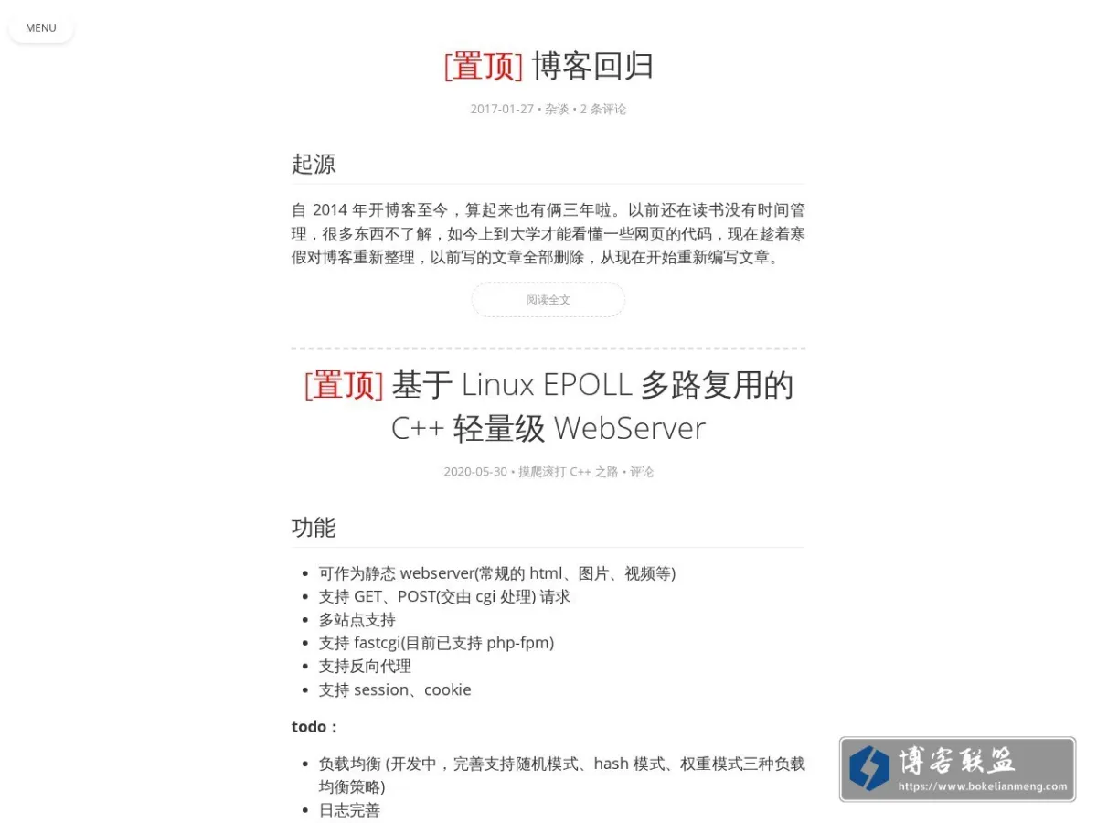 Icharle 的网站快照