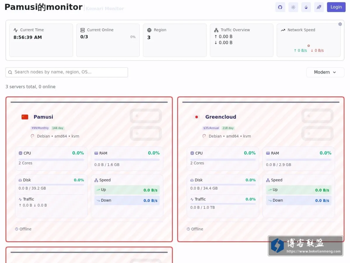 Pamusi的monitor 的网站快照