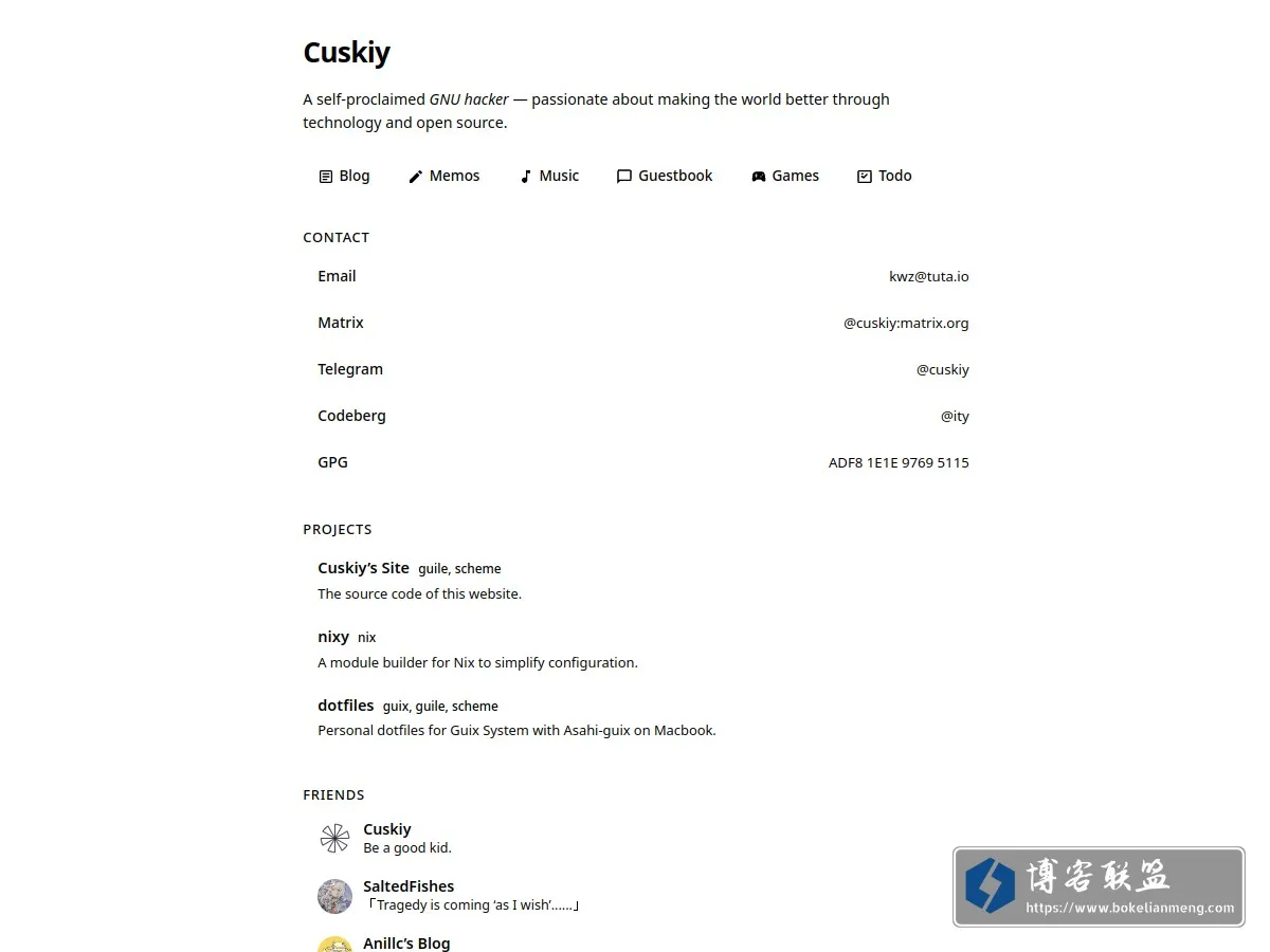 Cuskiy — Cuskiy’s Site 的网站快照