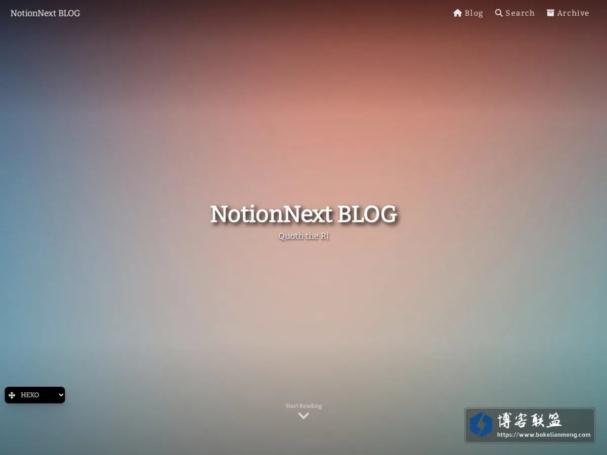 NotionNext BLOG | 这是一个由NotionNext生成的站点 的网站快照