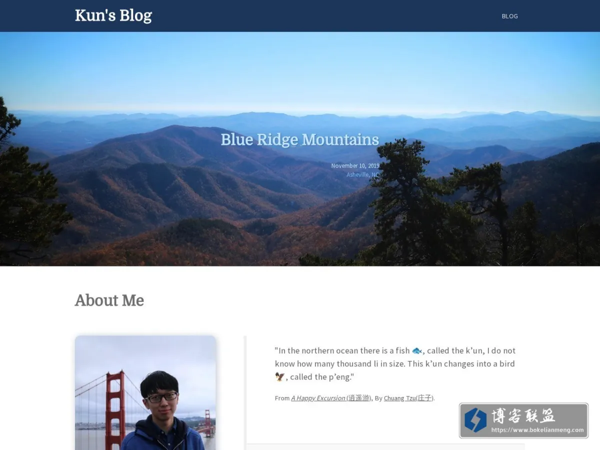 Kun's Blog 的网站快照