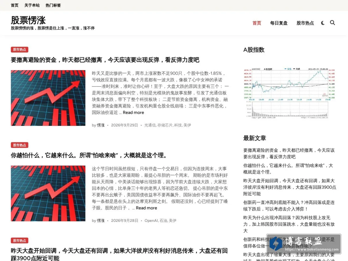 股票愣涨 的网站快照