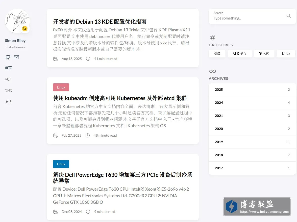 首页-WindSpirit Blog 的网站快照