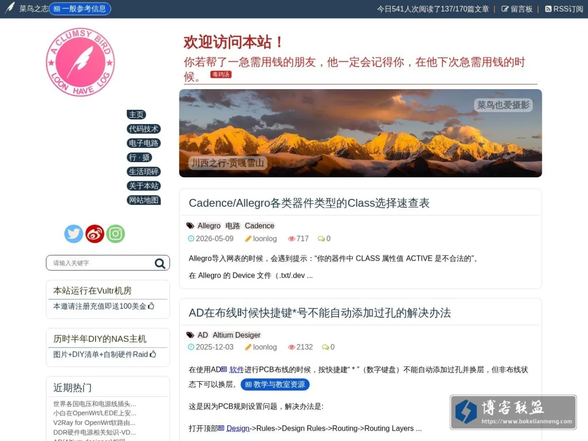 菜鸟之志 的网站快照