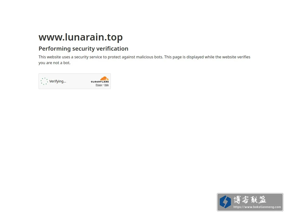www.lunarain.top 的网站快照