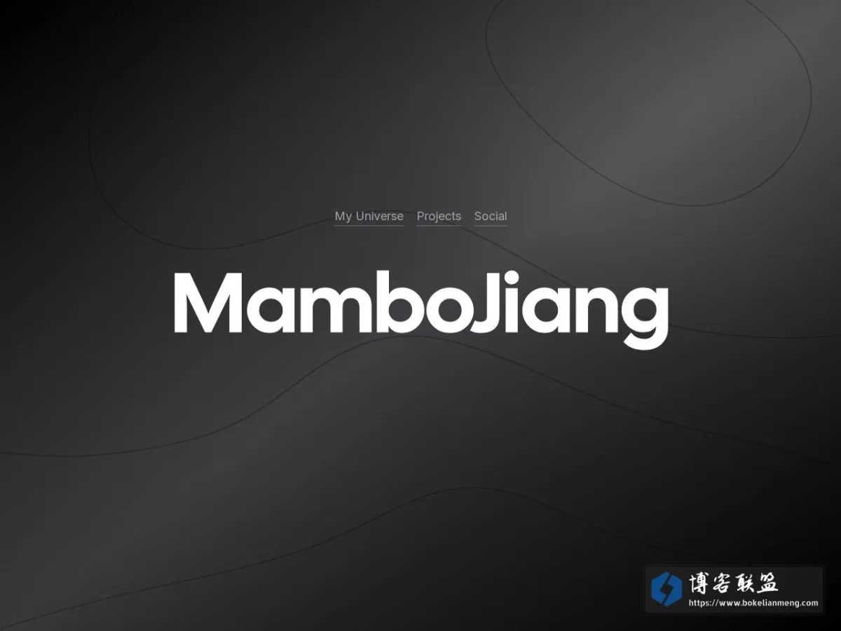 MamboJiang | Developer, Game Maker & CS Student 的网站快照