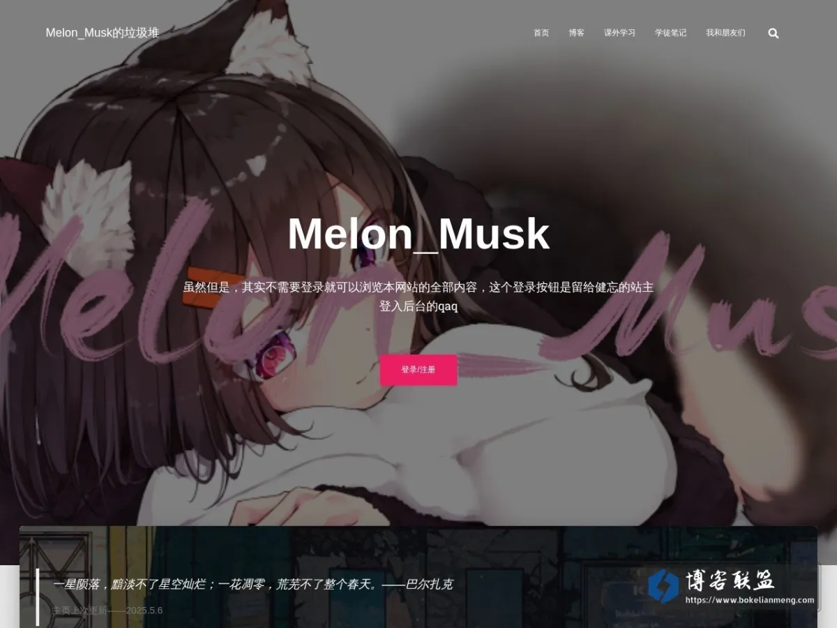 Melon_Musk的垃圾堆 – 不甜哒甜瓜 的网站快照