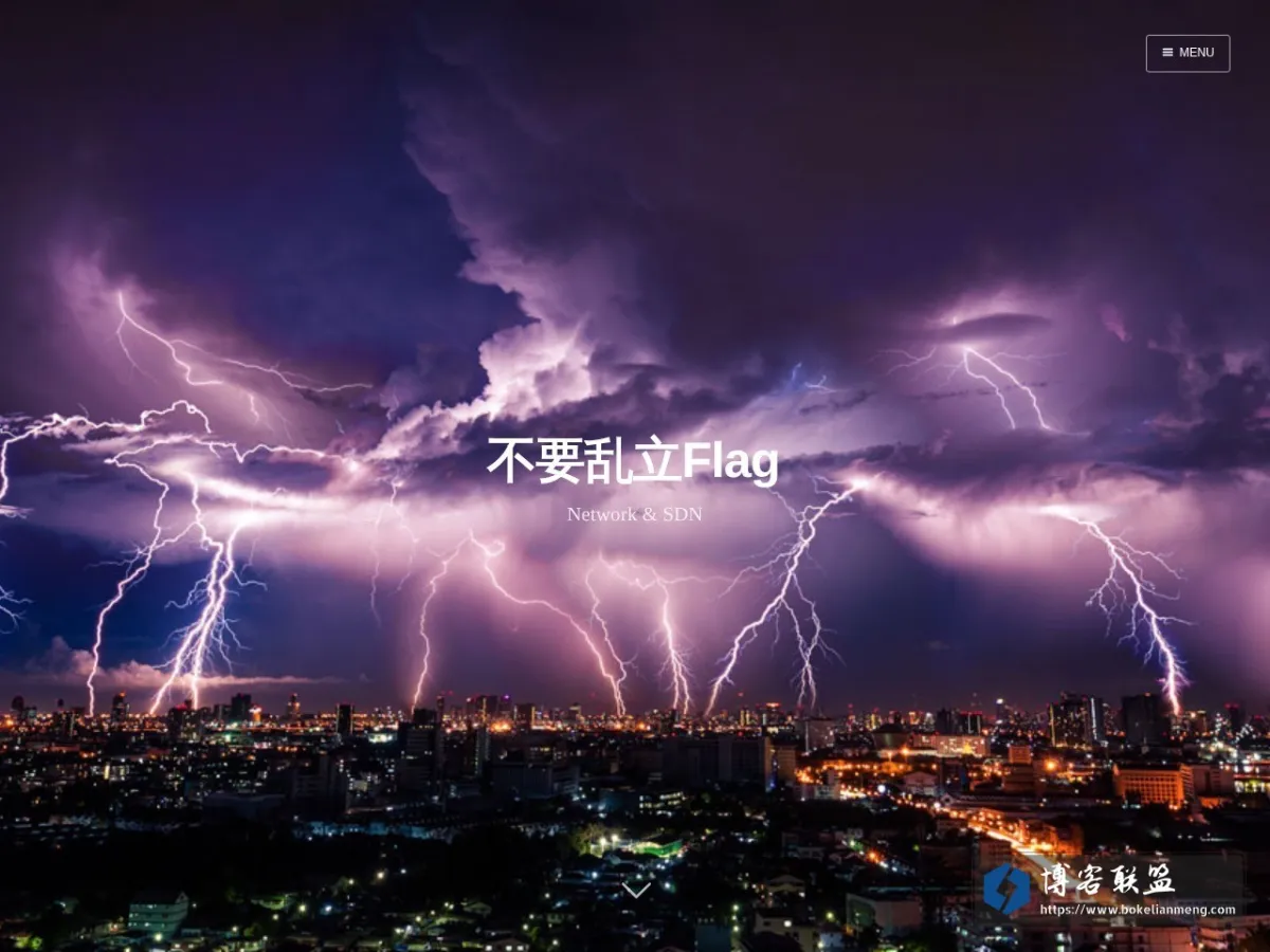 不要乱立Flag 的网站快照