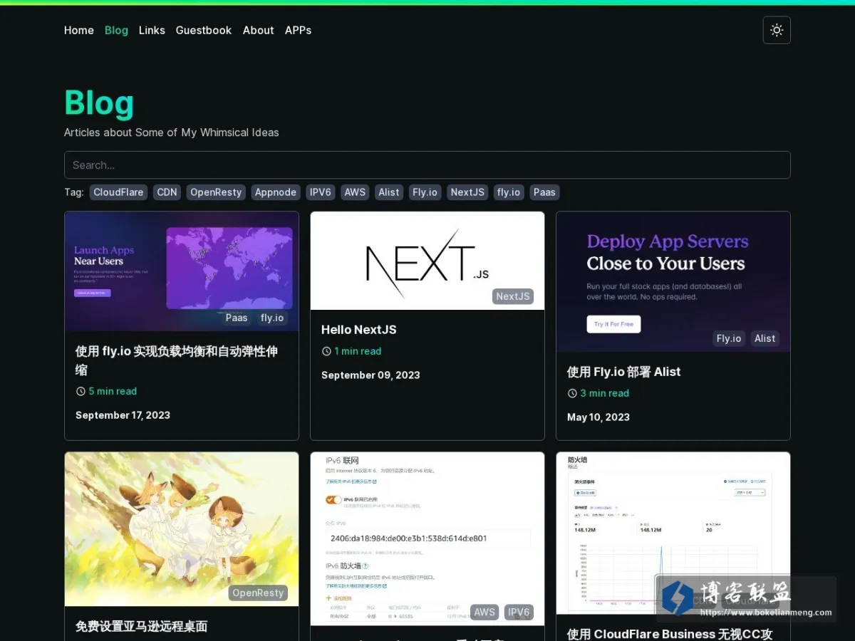 Moeyy Blog 的网站快照