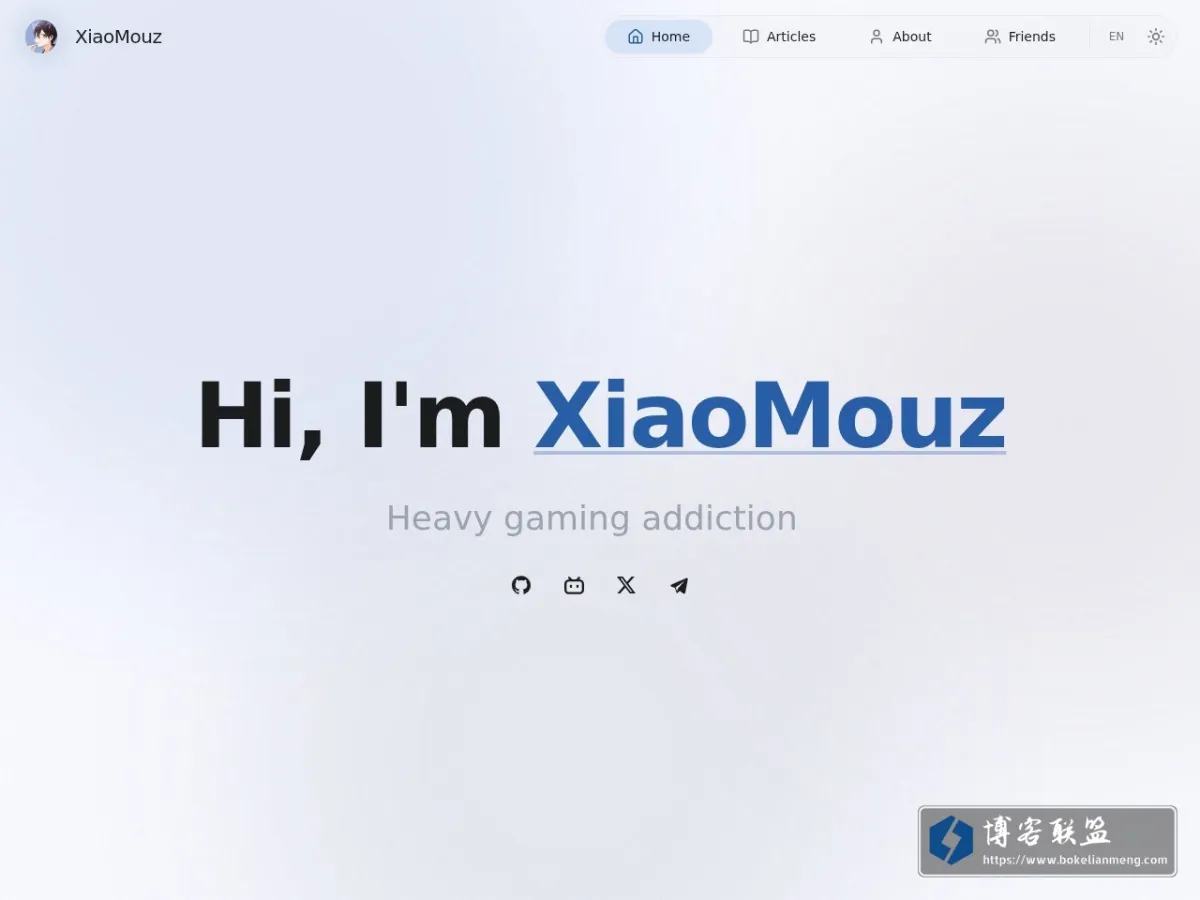 XiaoMouz - Full Stack Developer 的网站快照