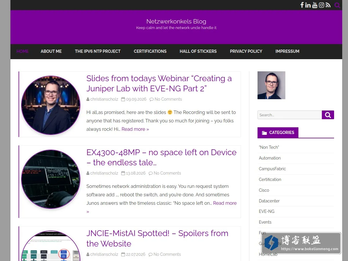 jncie.eu 的网站快照