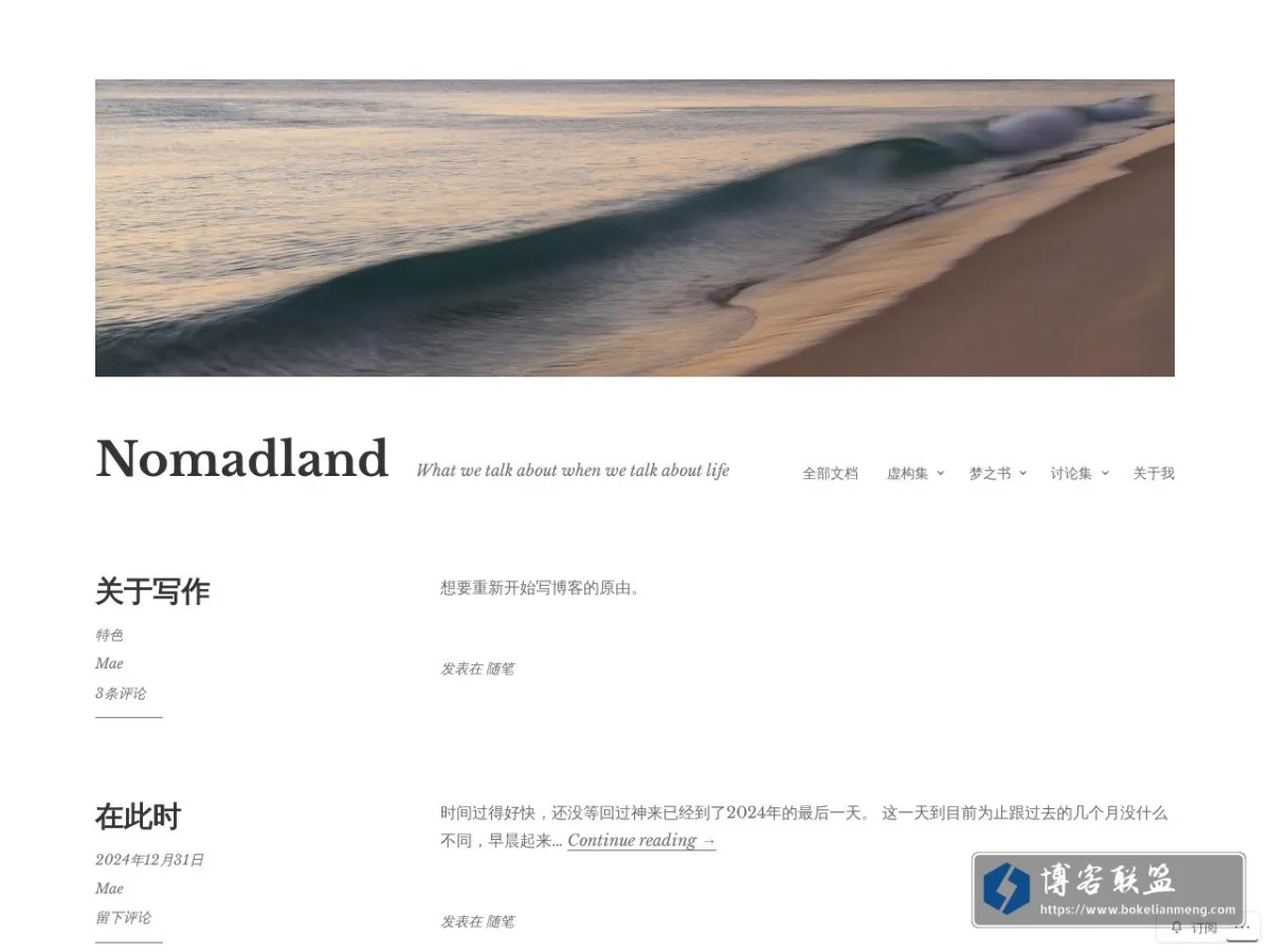Nomadland – What we talk about when we talk about life 的网站快照