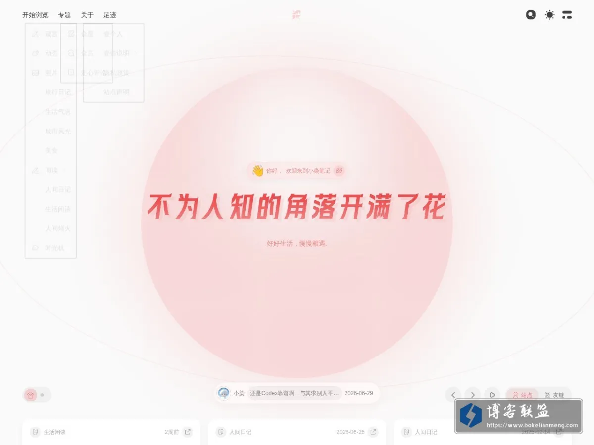 小染笔记 的网站快照
