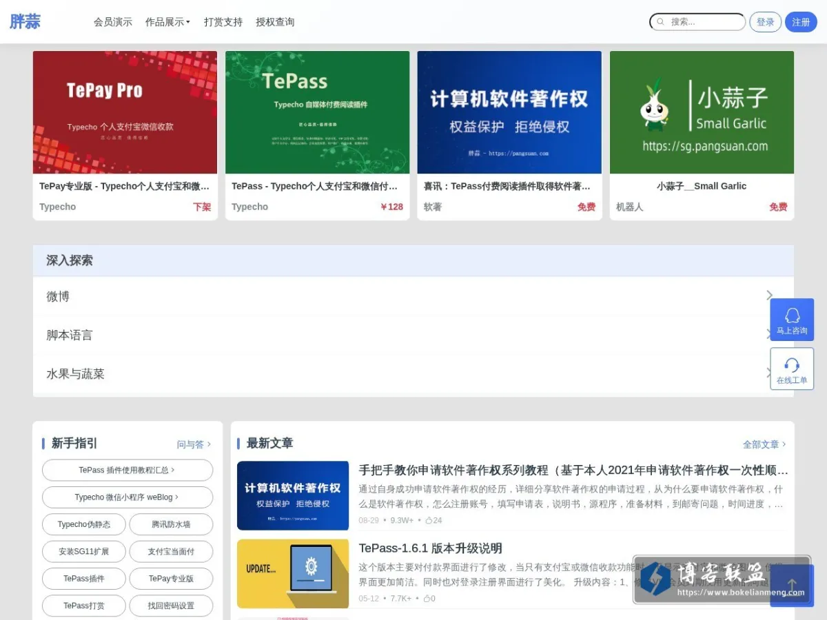胖蒜 的网站快照