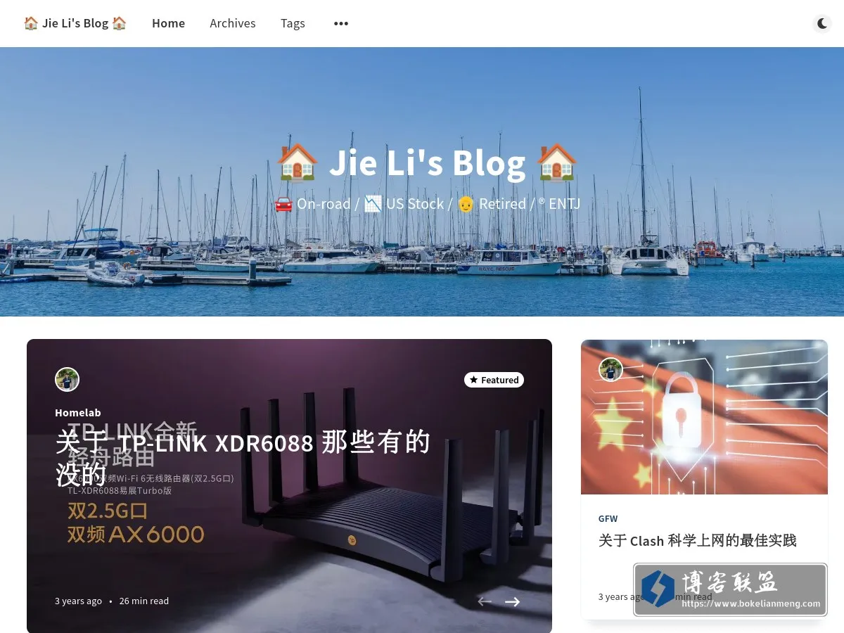 ?? Jie Li's Blog ?? 的网站快照