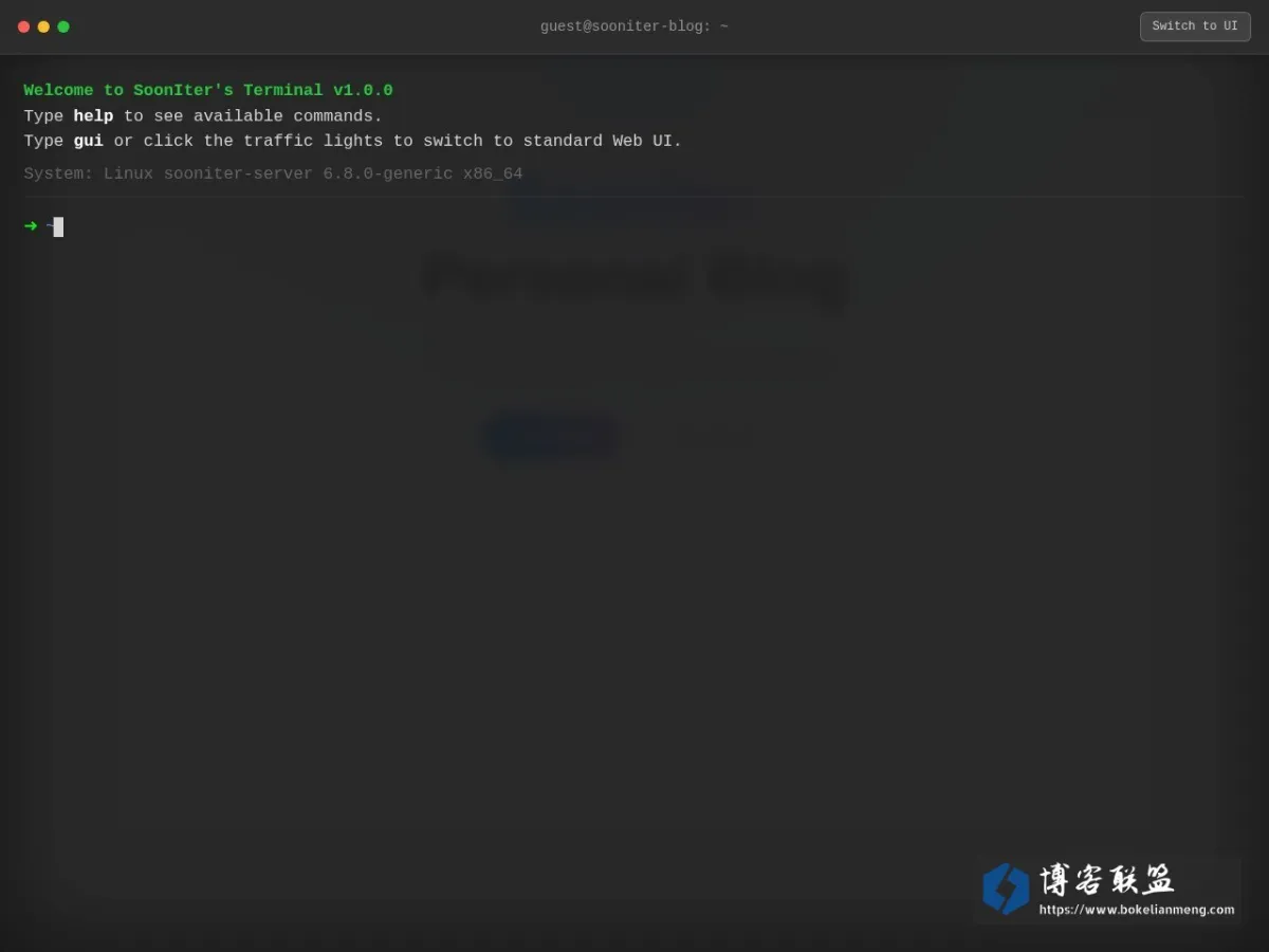 SoonIter 的网站快照