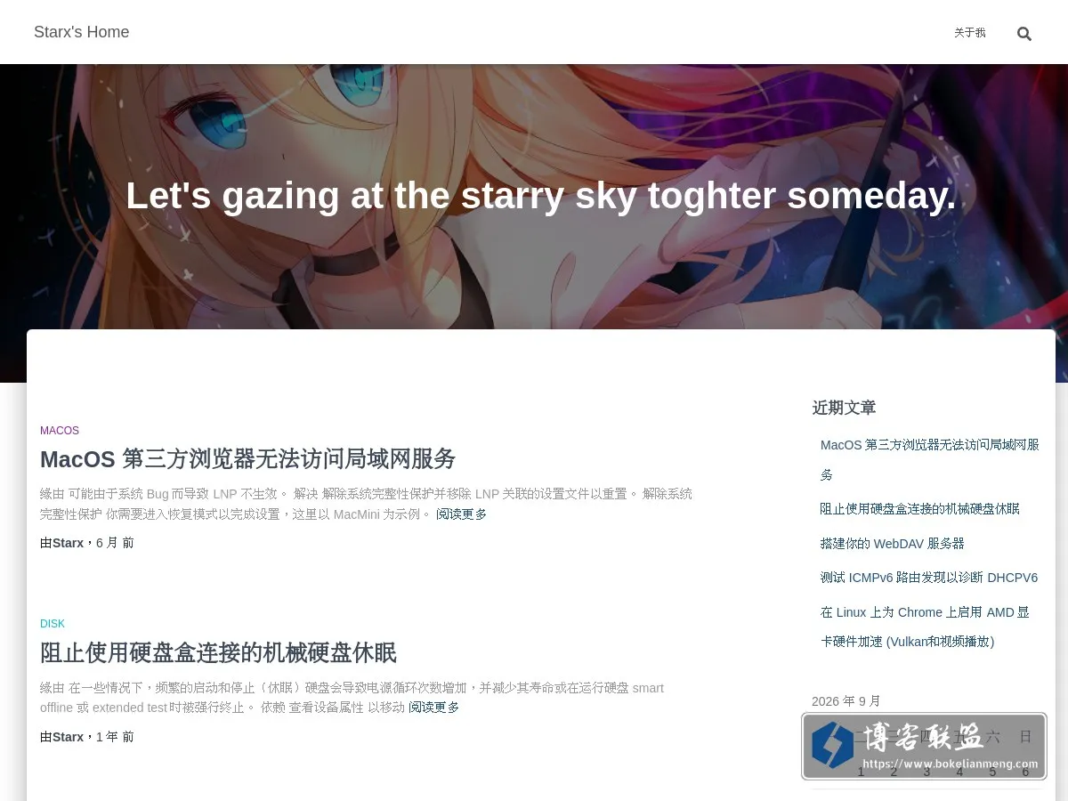 www.starx.ink 的网站快照