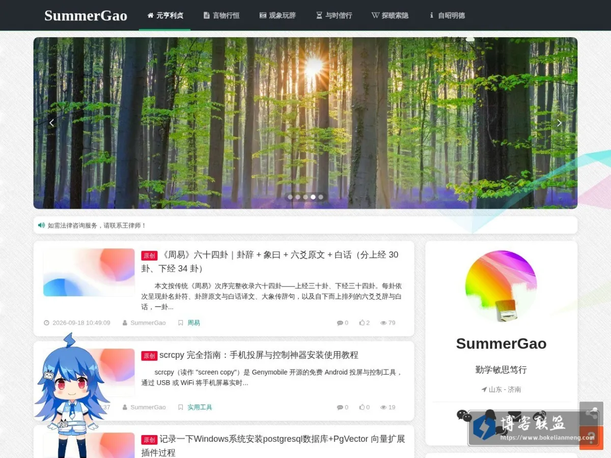 SummerGao 的网站快照