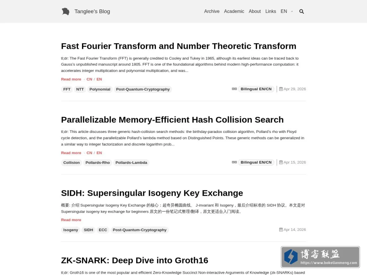 blog.tanglee.top 的网站快照