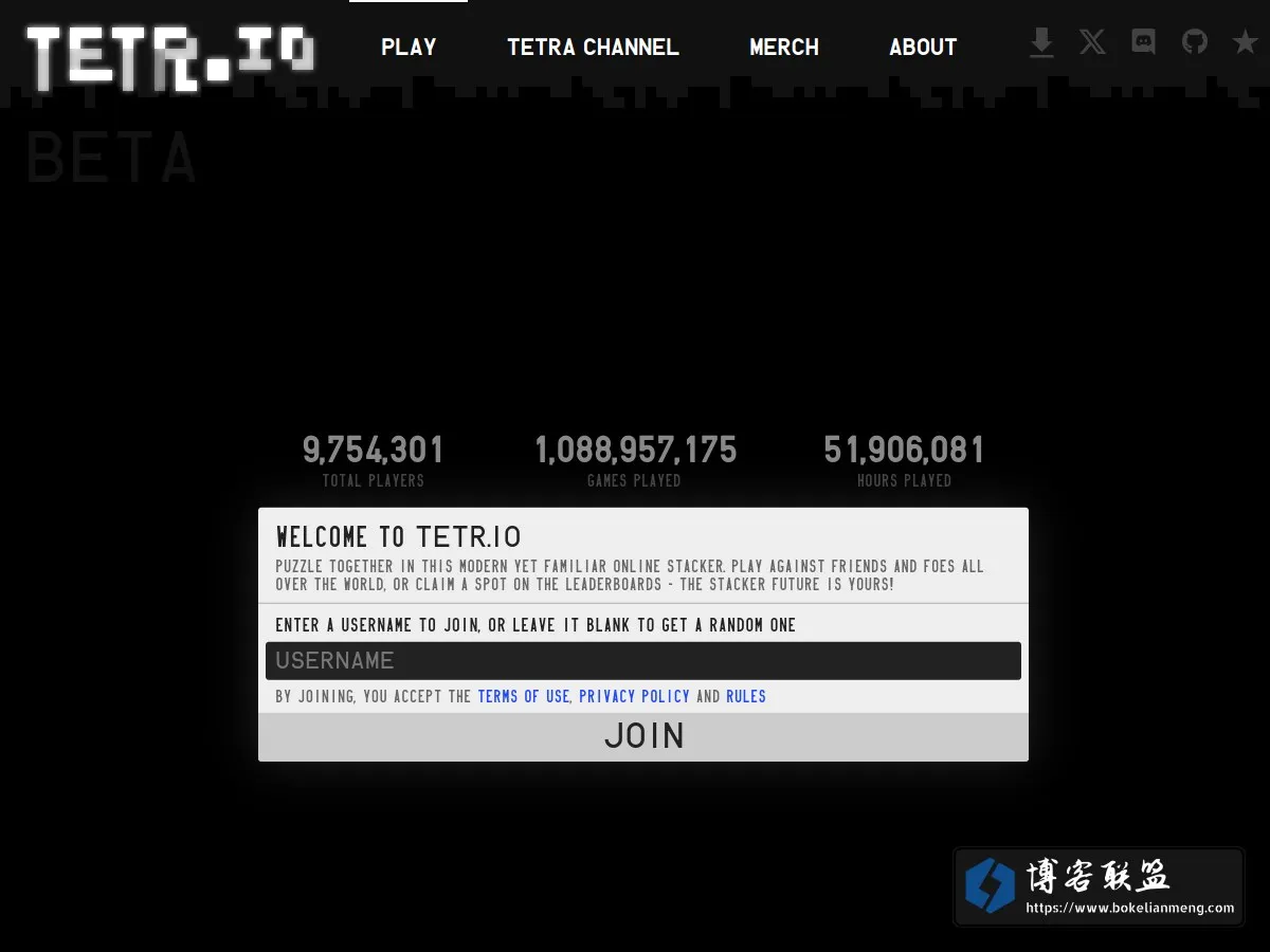 TETR.IO 的网站快照