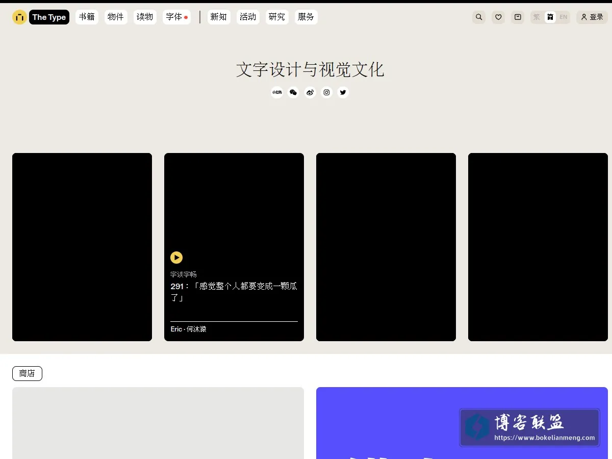 The Type 的网站快照